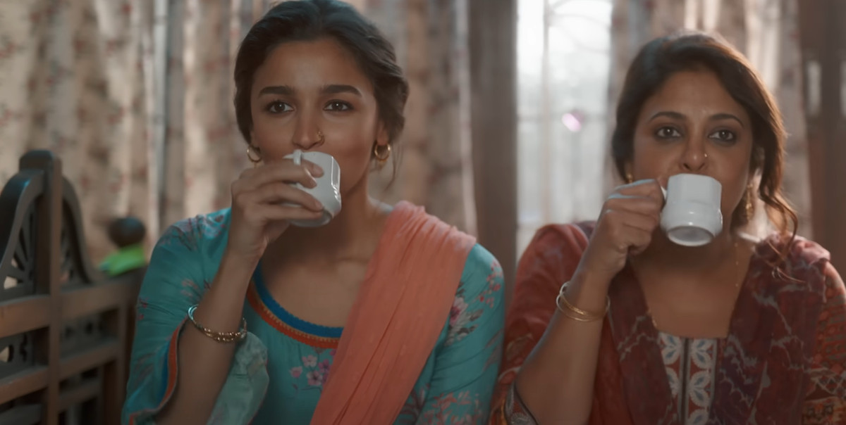 Alia Bhatt and Shefali Shah sip beverages in Darlings