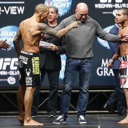 UFC 168 weigh-in photos