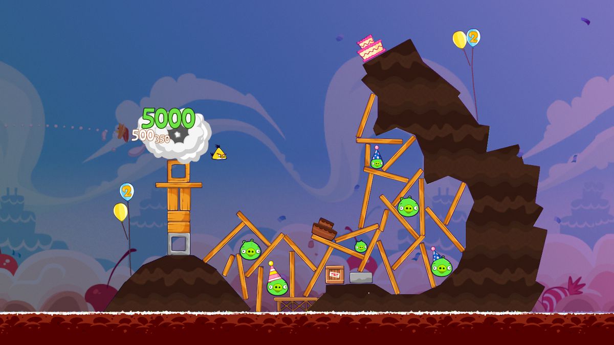 screen from Angry Birds video game
