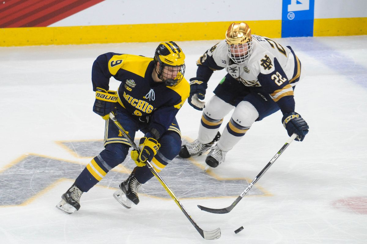 NCAA Hockey: Frozen Four-Michigan vs Notre Dame