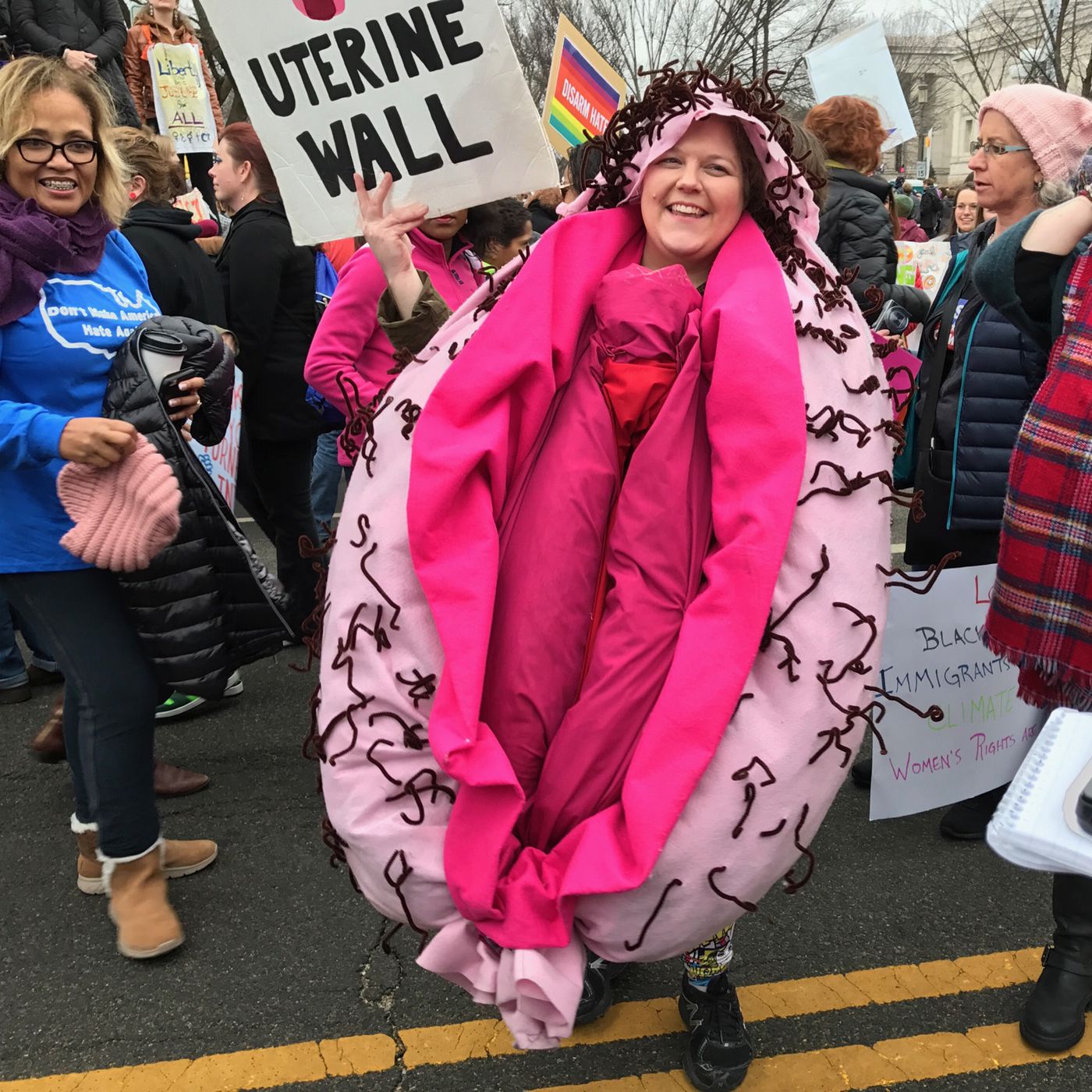 2-Pack Nasty Woman Pink Cat Hat Women march kamala resist Anti Trump Pin 