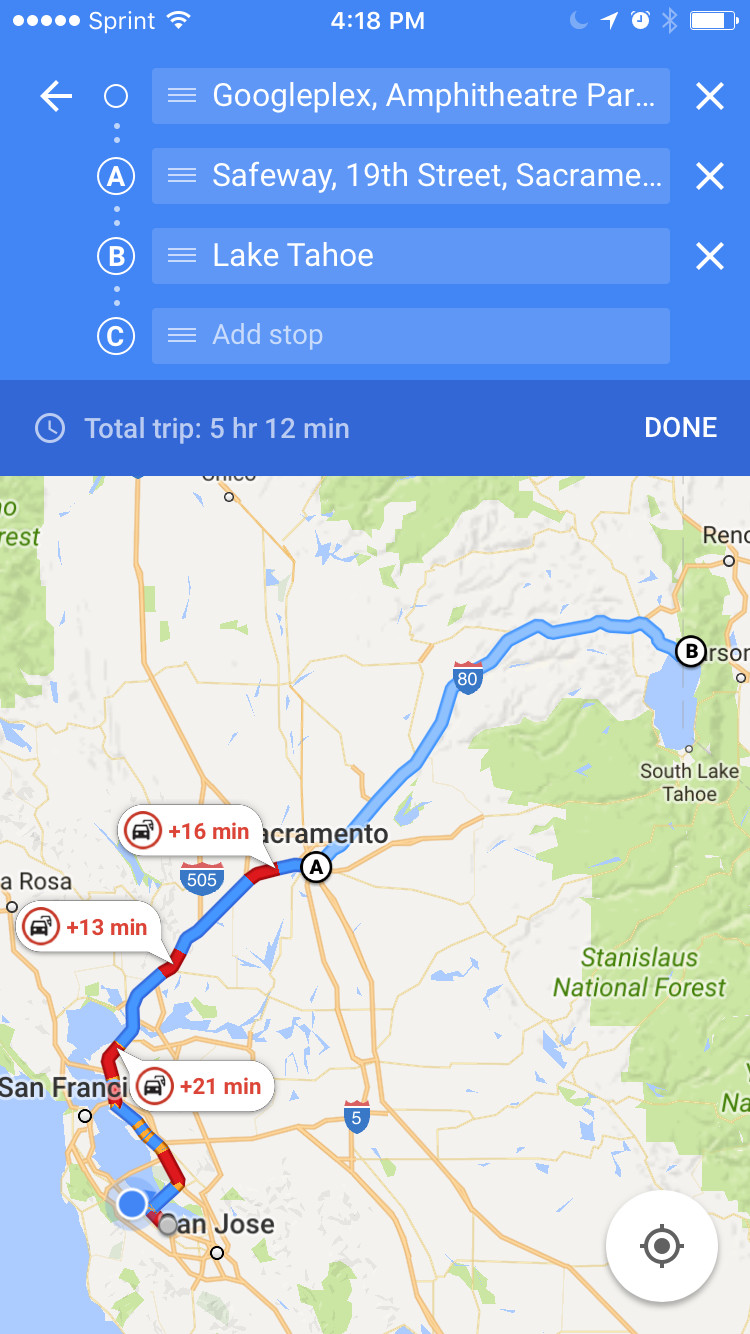google maps multiple destinations ios-news-Google