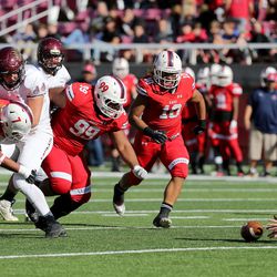 East High rolled to a 64-13 win over Maple Mountain Friday, Nov. 11, 2016, at Rice-Eccles Stadium in Salt Lake City to advance to the 4A state championship game.
