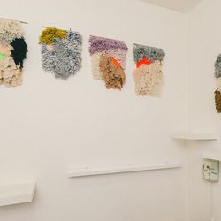 Phoebe: "The wall hangings are imaginary landscapes—well, real places, but also our interpretations of them."
<br><br><em>Wall hangings, <a href="http://www.coldpicnic.com/collections/wallhangings">$506 to $1,122</a></em>