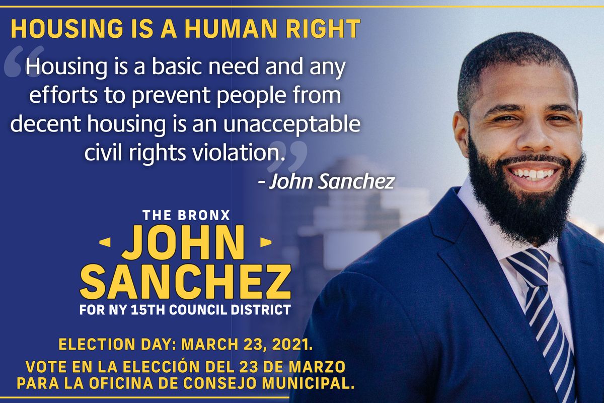 The group New Yorkers for a Balanced Albany paid for a campaign mailer promoting John Sanchez’s City Council run.