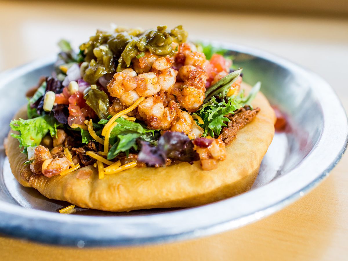 Tocabe’s Indian taco with bison