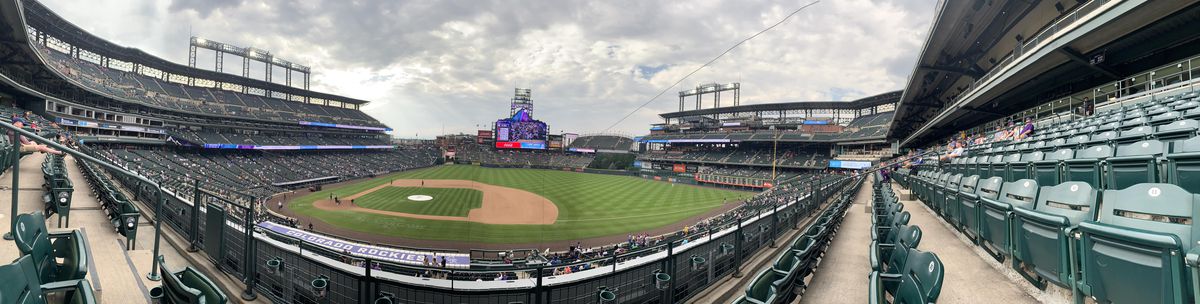 Coors Field (before the game). July 17, 2021.