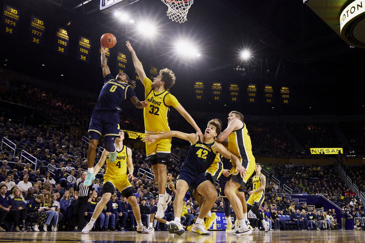 NCAA Basketball: Iowa at Michigan