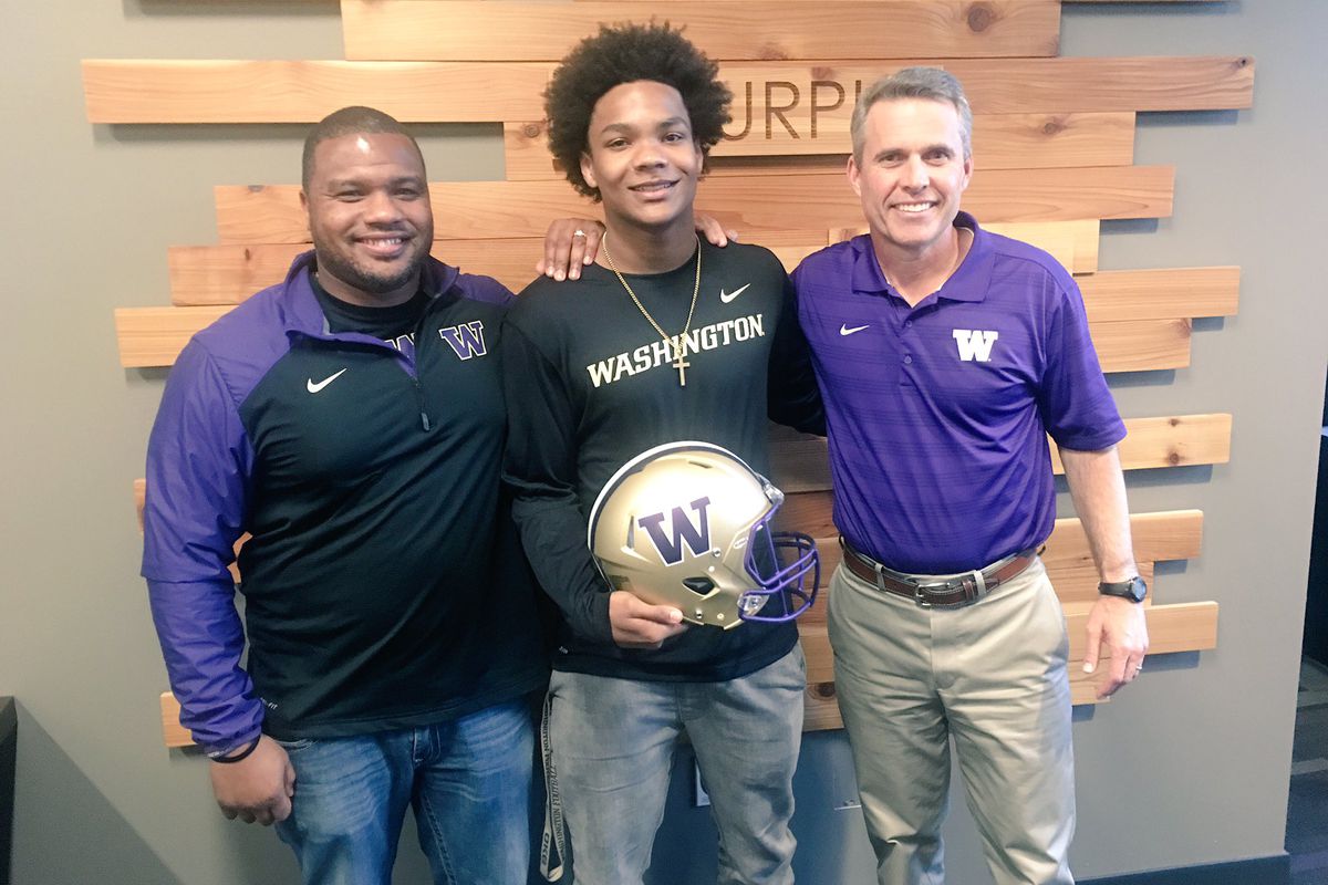 Connor Wedington committed to Chris Petersen and the Washington Huskies on an unofficial visit to UW last night.