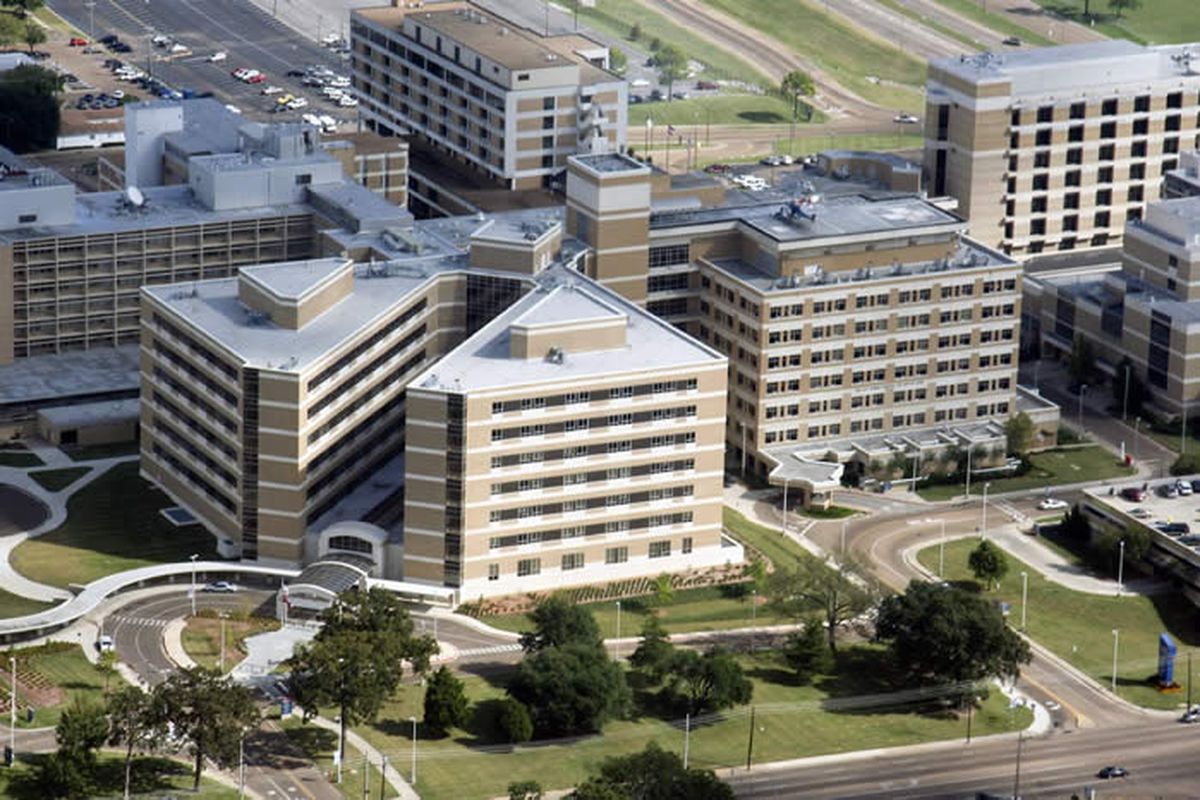 The University Medical Center campus on Woodrow Wilson Boulevard in Jackson, Mississippi.