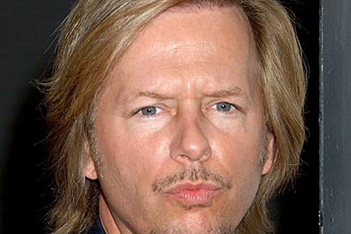 David Spade practicing the A-Rod pursed-lip move. He has a lot to learn.