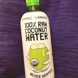 Whenever I feel tired, I drink <strong>Harmless Harvest</strong> Coconut Water and it gives me energy.