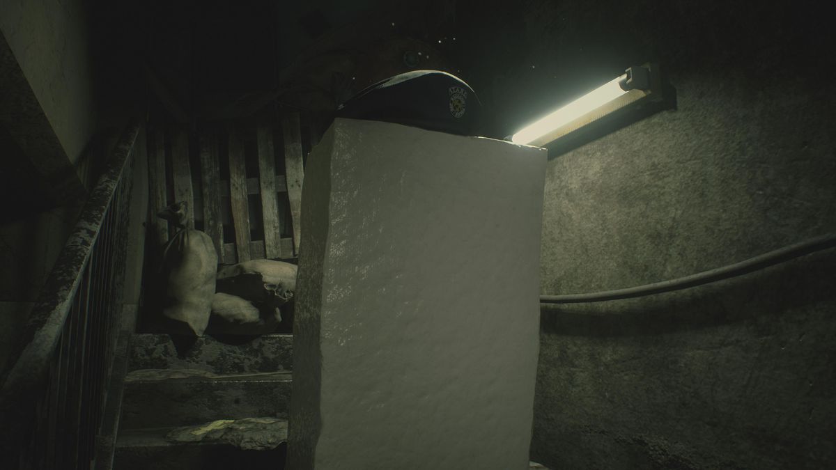 An image of Tofu from the Resident Evil 2 remake.