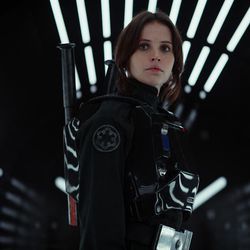 Jyn Erso (Felicity Jones) in “Rogue One: A Star Wars Story.”