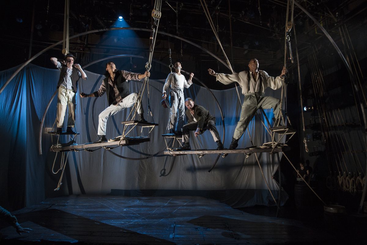 Courtney O’Neill’s scenic design for the Lookingglass Theatre Production of “Moby Dick.” | Liz Lauren Photo
