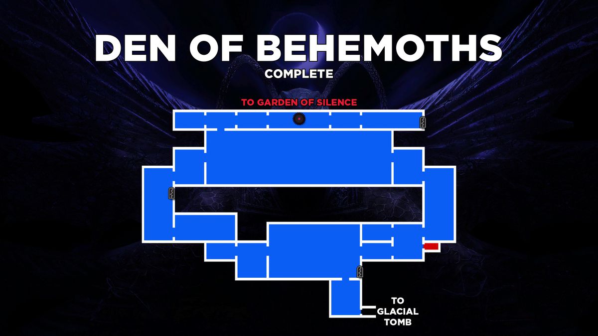 Bloodstained: Ritual of the Night Den of Behemoths map