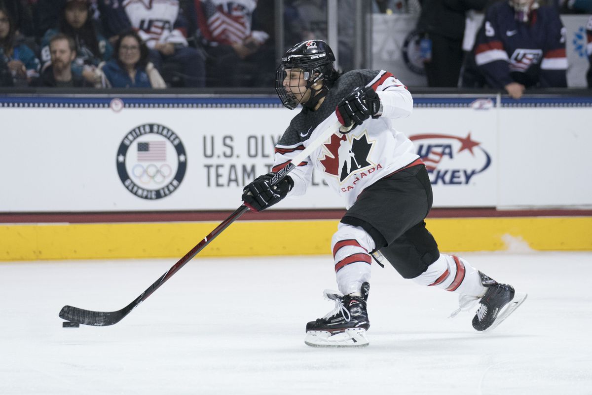 Hockey: International Women's Hockey -Canada at USA