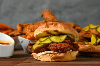 Lobel’s meatloaf burger at Yankee Stadium