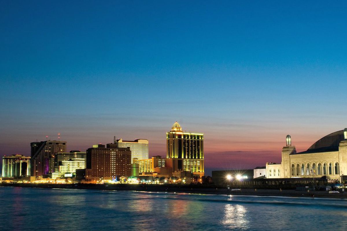Atlantic City skyline. 