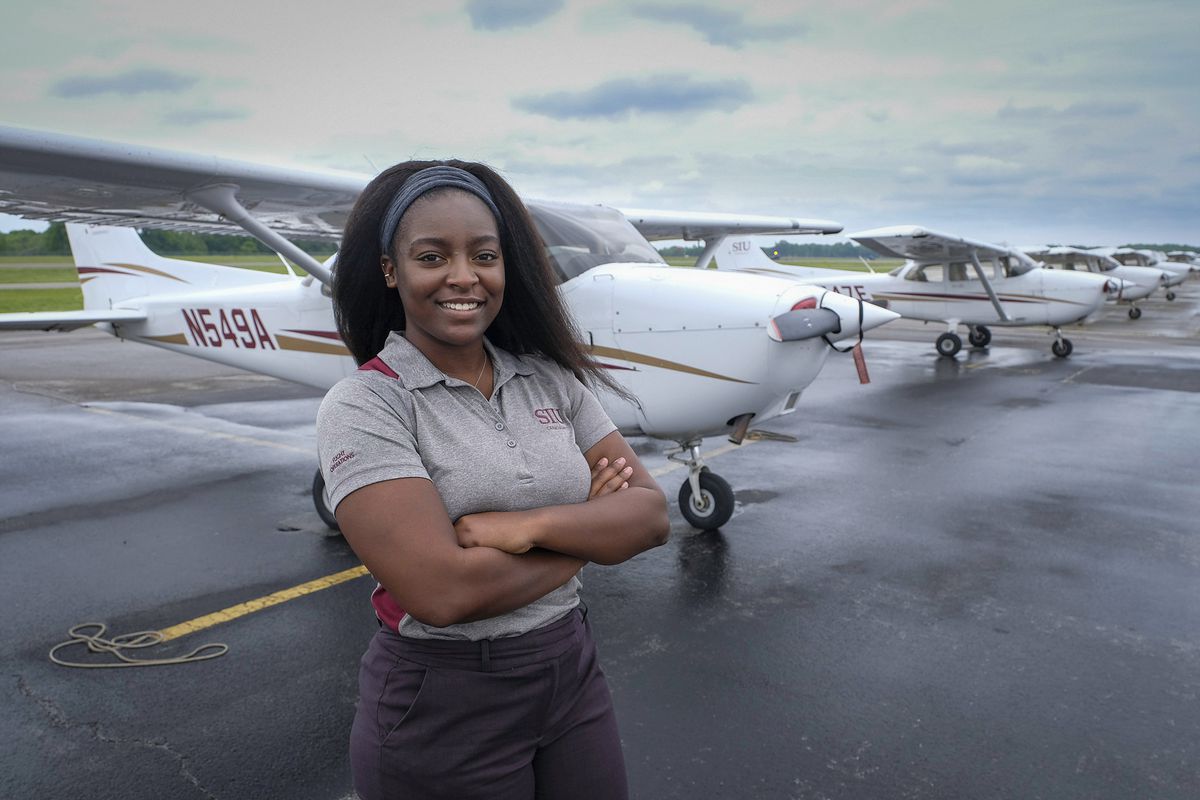 Vernecelyn Allen Finds Herself a Trailblazer for Southern Illinois University’s Aviation Program
