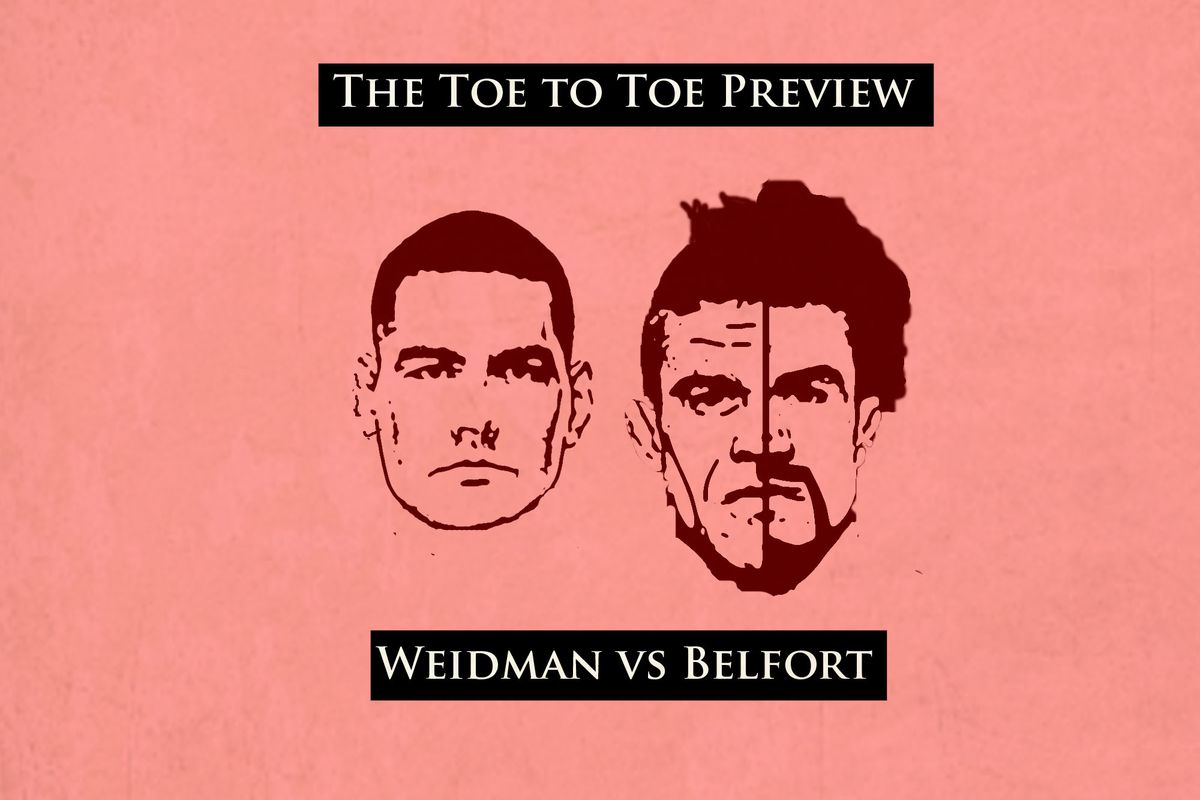 Belfort has a nice Che meets Harvey Dent thing going