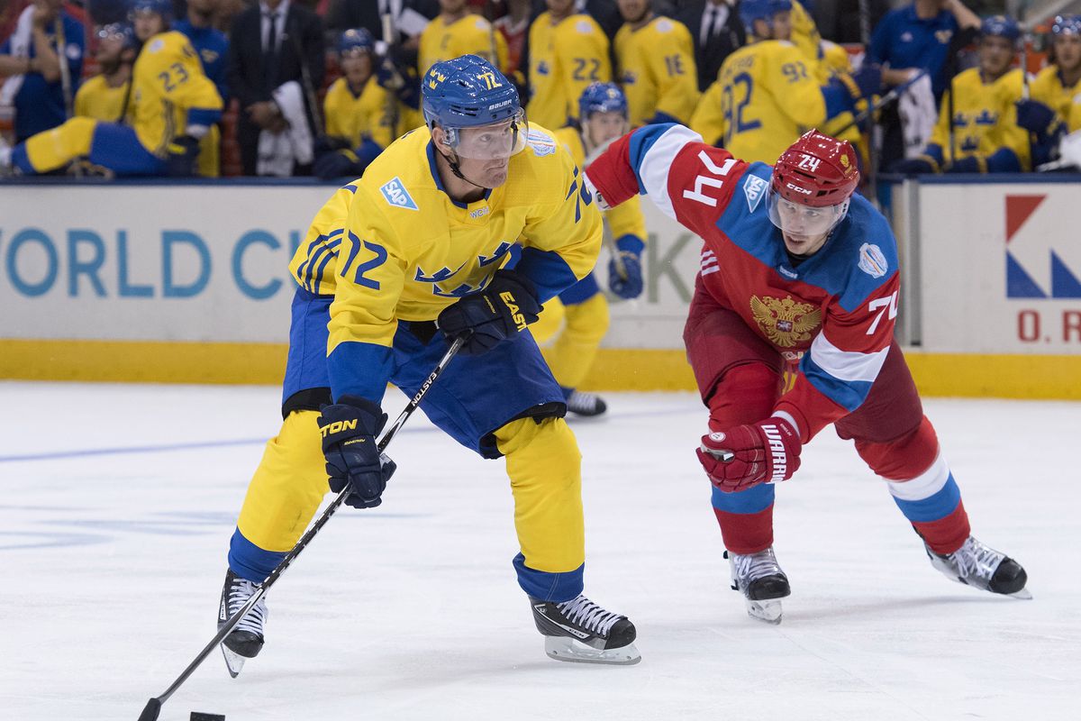 Hockey: World Cup of Hockey-Team Russia vs Team Sweden