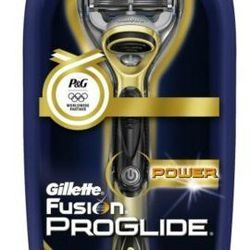 Yep, even your man's razor is getting an Olympics-themed update thanks to <a href="http://www.boots.com/en/Gillette-Fusion-ProGlide-Power-Razor-Olympic-Gold-Edition_1247528/">Gillette</a>.