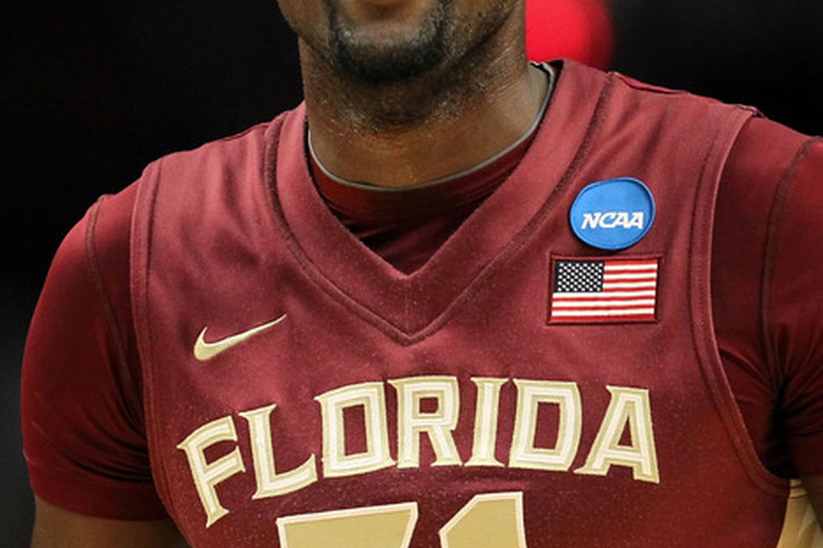 Meet Chris Singleton of Florida State... He's happy to meet you too.  (Photo by Jamie Squire/Getty Images)
