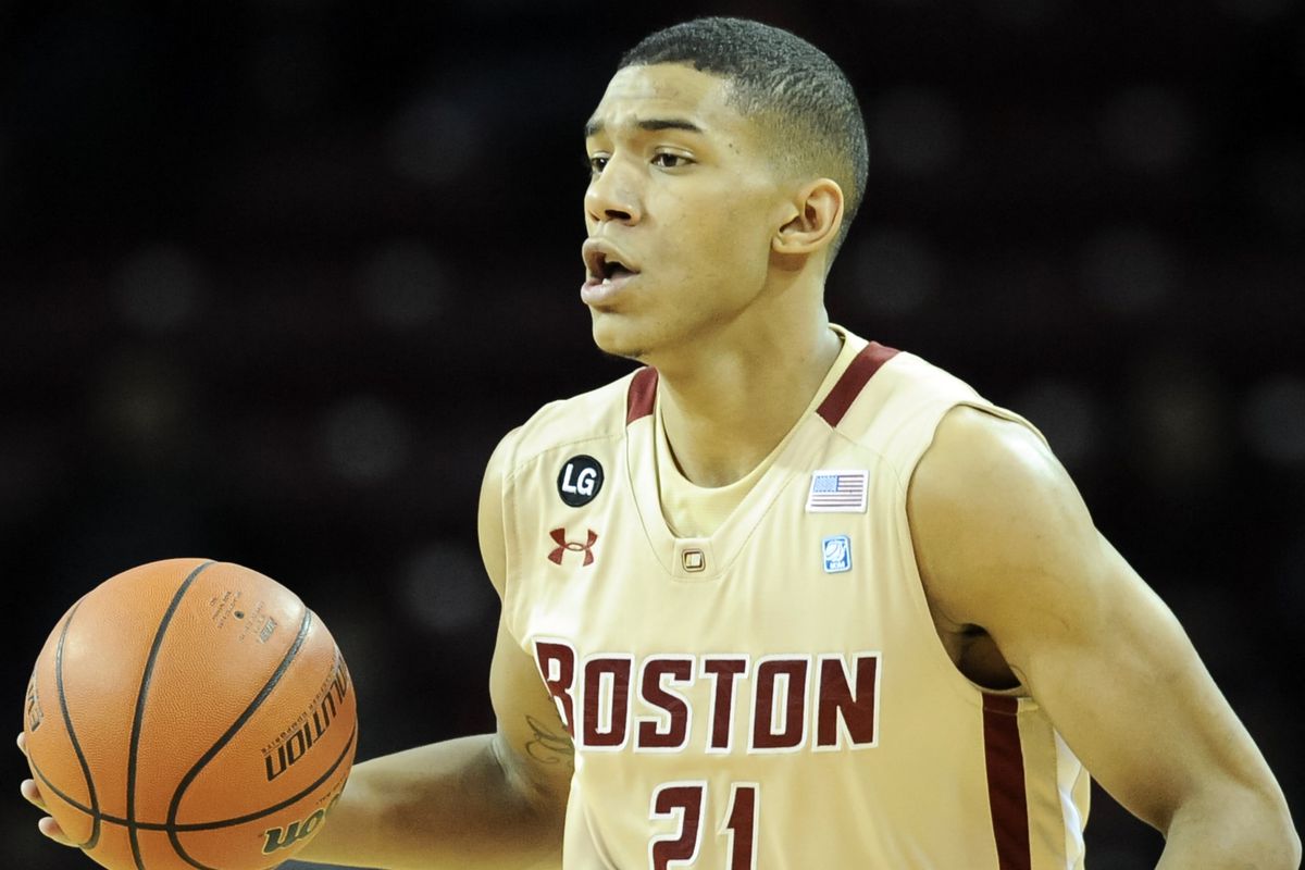 Guard Olivier Hanlan and Boston College host the Terps on Thursday night.
