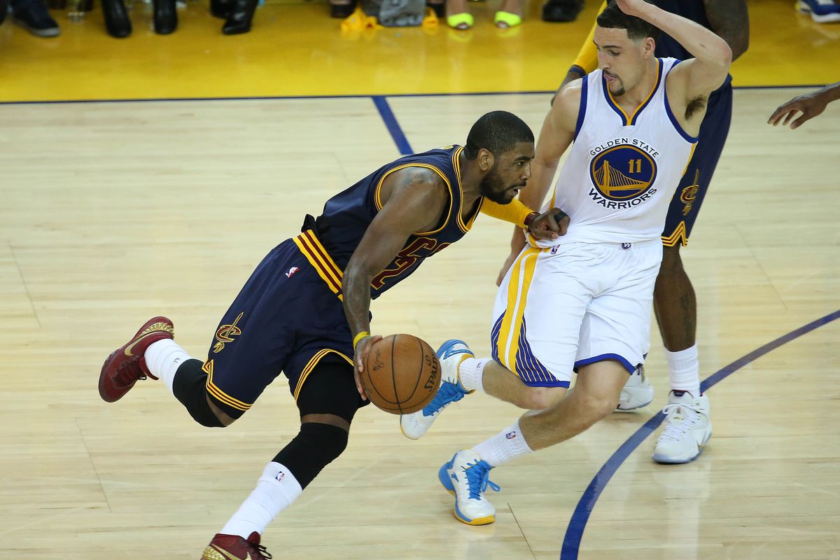 Kyrie Irving (left) is back, but should you play him?