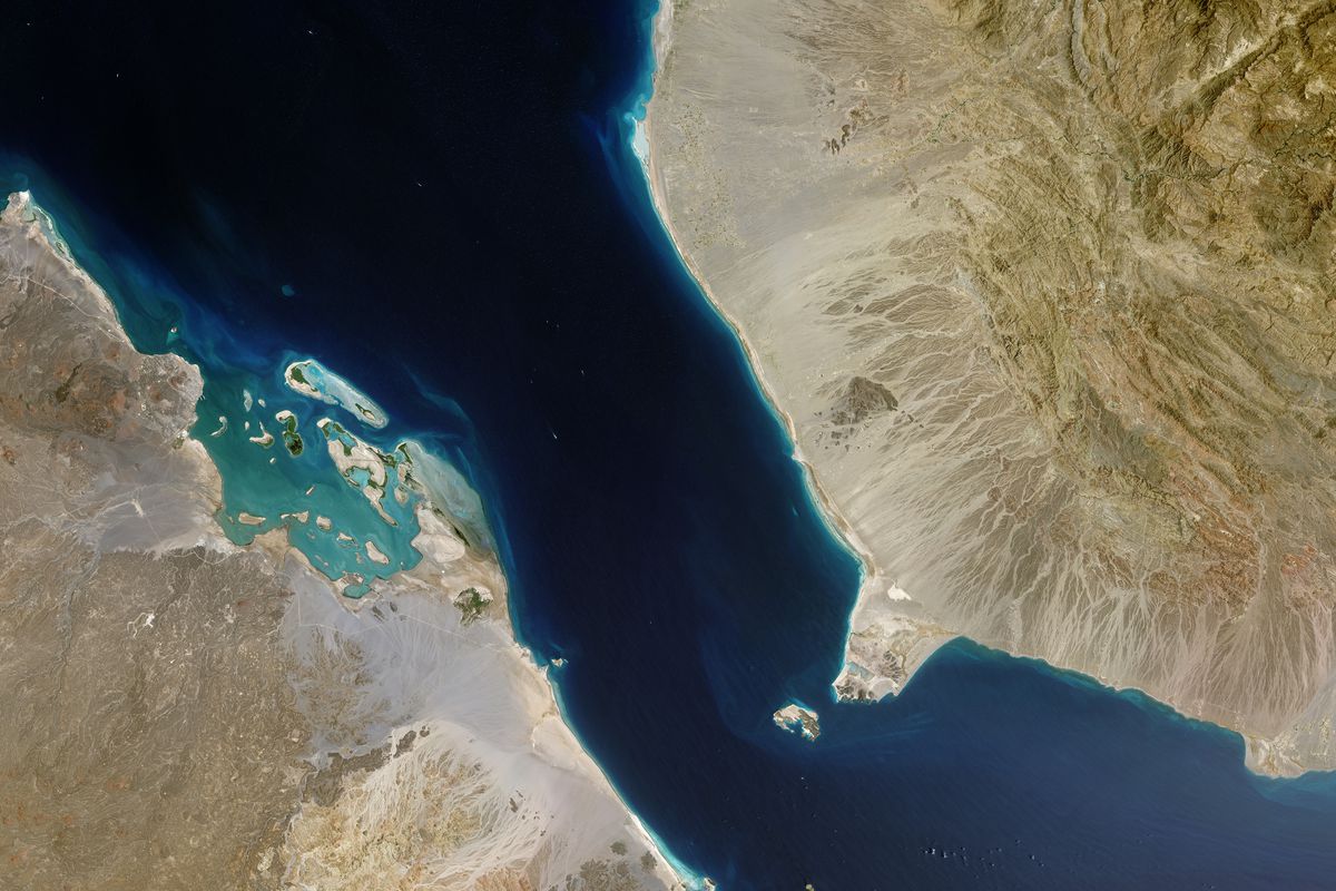 Satellite Views of Bab el-Mandeb Strait