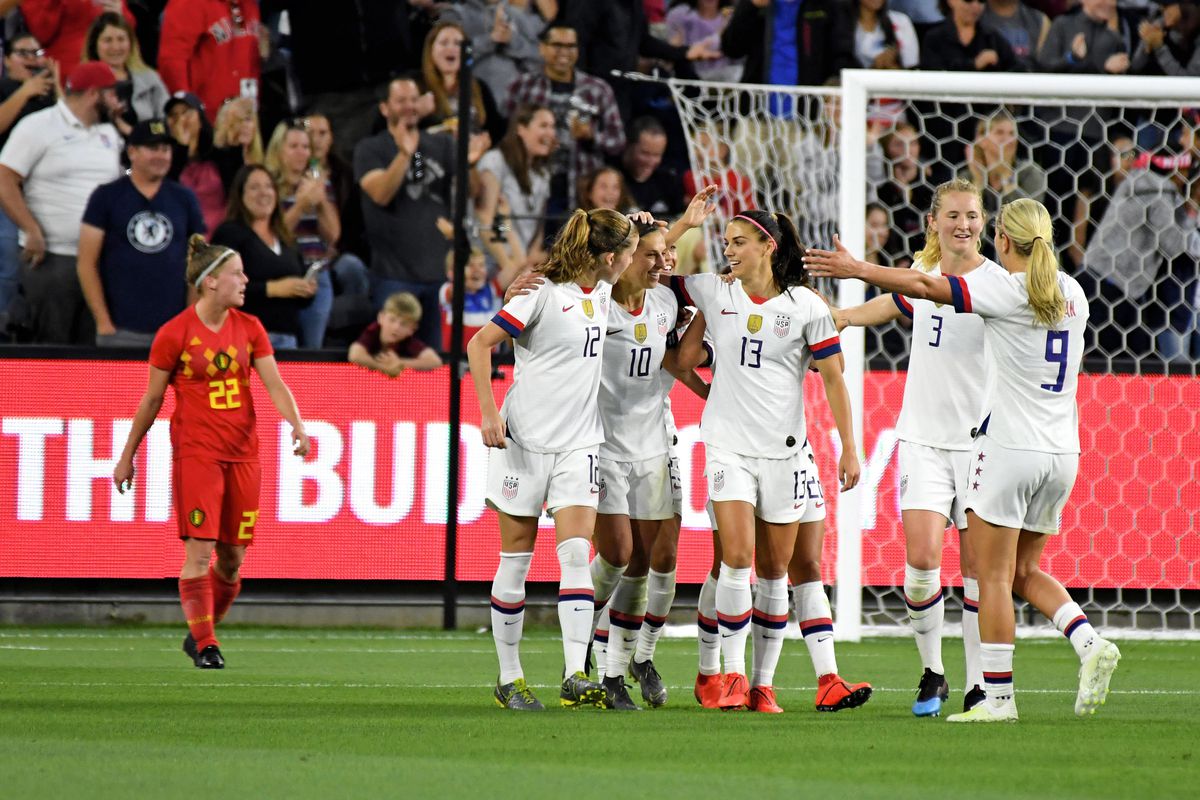 Soccer: International Friendly Wonens Soccer-Belgium at USA