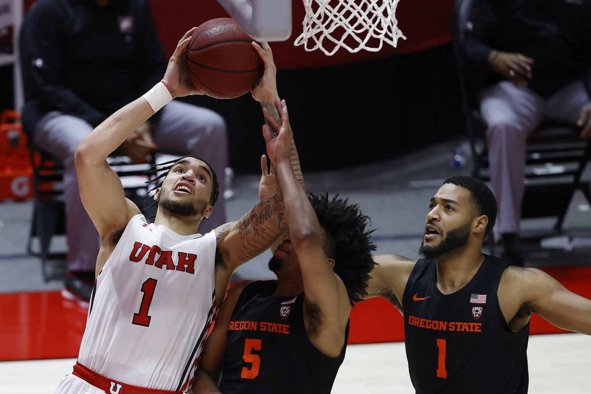 NCAA Basketball: Oregon State at Utah