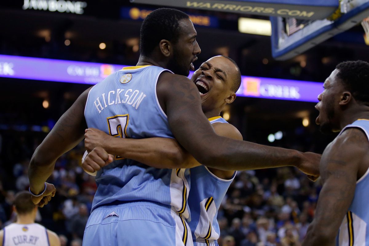 Randy Foye is filled with joy after Hickson's steal on Curry.