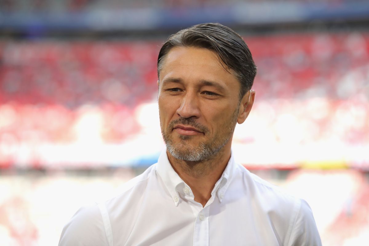 MUNICH, GERMANY - SEPTEMBER 15: Niko Kovac, head coach of Bayern Muenchen looks on prior to the Bundesliga match between FC Bayern Muenchen and Bayer 04 Leverkusen at Allianz Arena on September 15, 2018 in Munich, Germany.