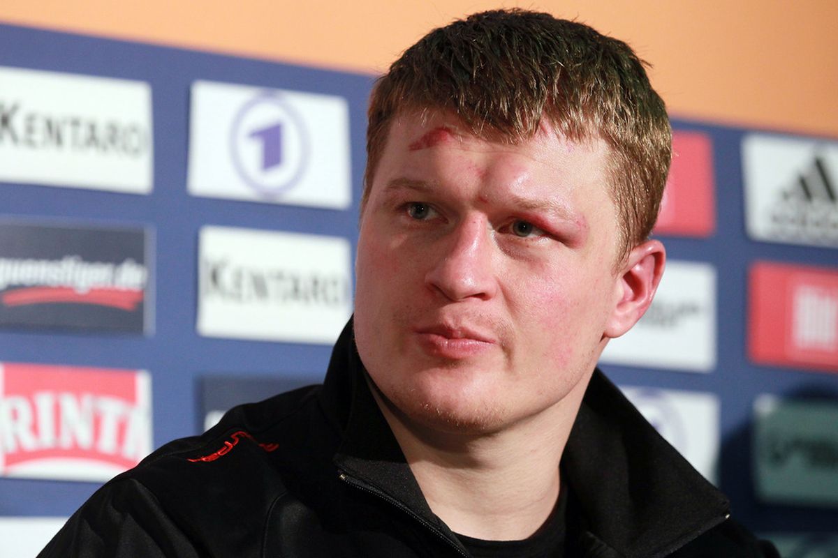 Alexander Povetkin will headline in Hamburg against Hasim Rahman on July 14, and no longer is scheduled for the Haye-Chisora undercard. (Photo by Christof Koepsel/Bongarts/Getty Images)