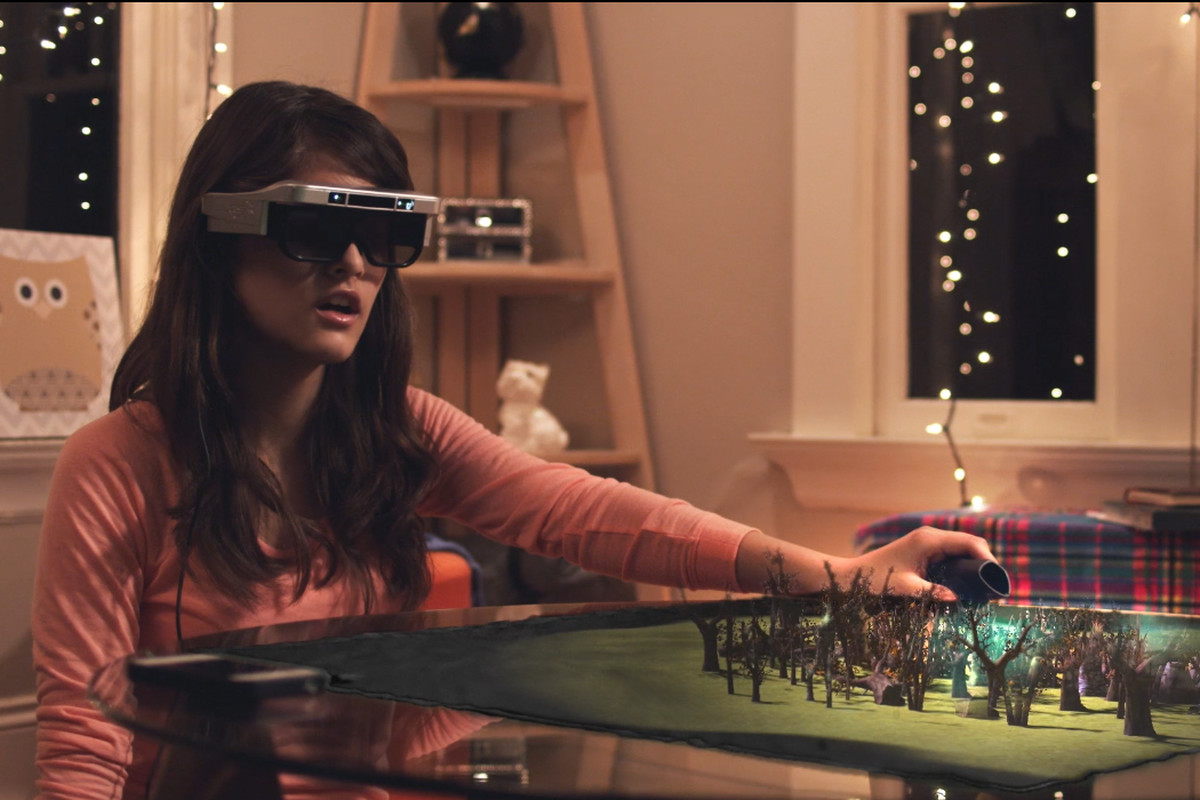 Cast AR (Note: This is not a realistic depiction of the augmented reality experience)