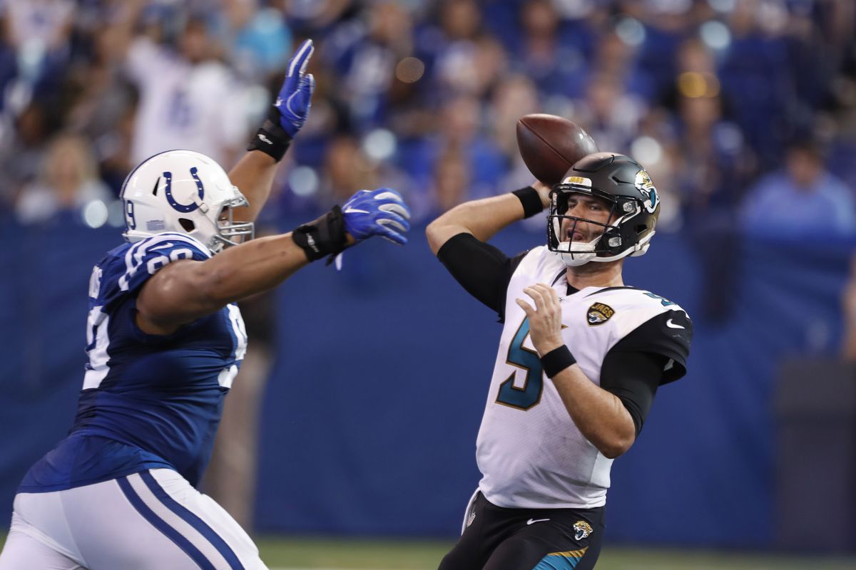 NFL: Jacksonville Jaguars at Indianapolis Colts