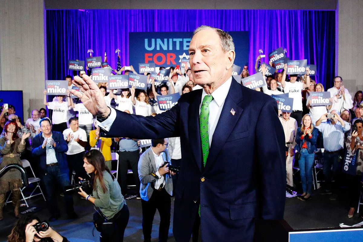 Mike Bloomberg campaigns in Florida.