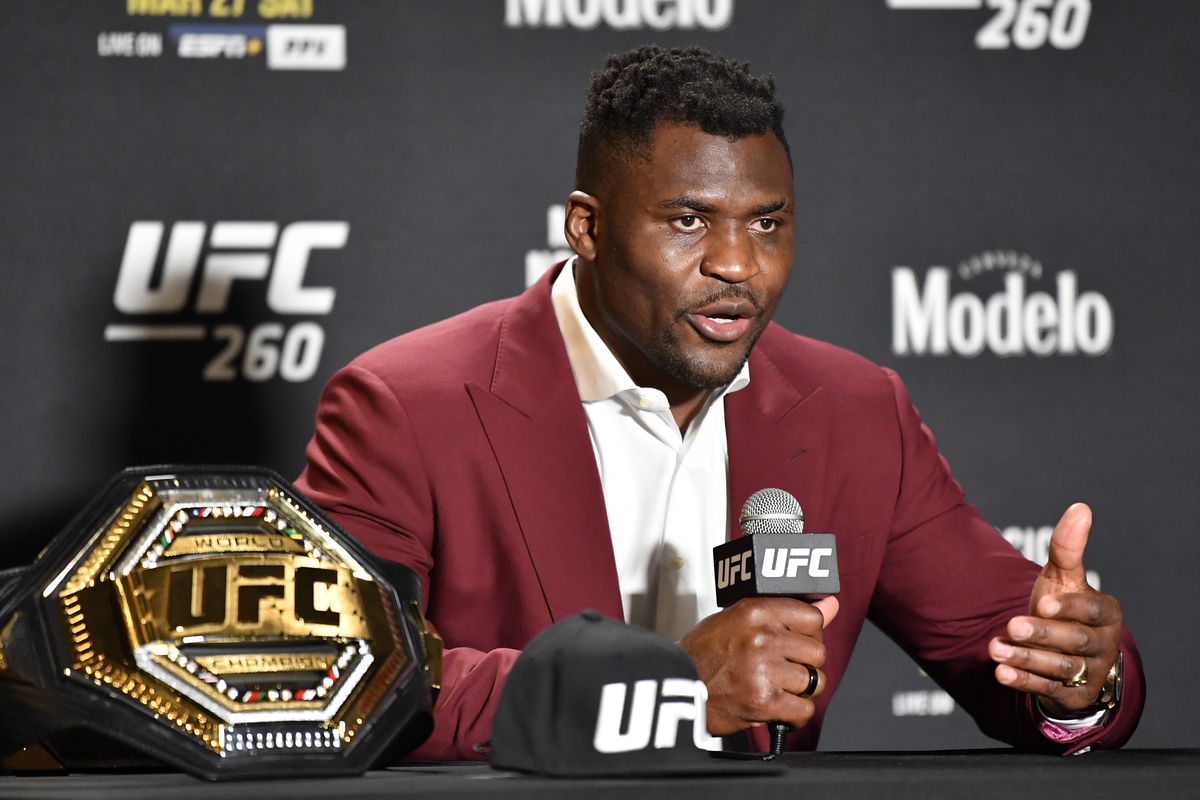 The UFC has created an interim heavyweight title because Francis Ngannou could not fight in August