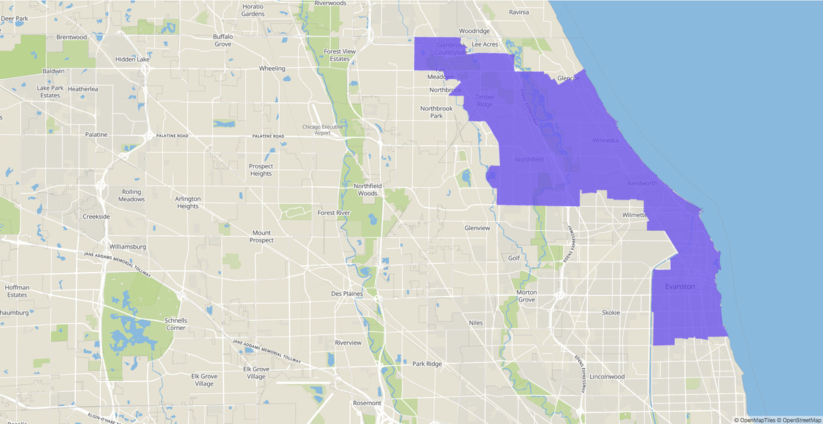 Illinois House 18th District map, 2020 election