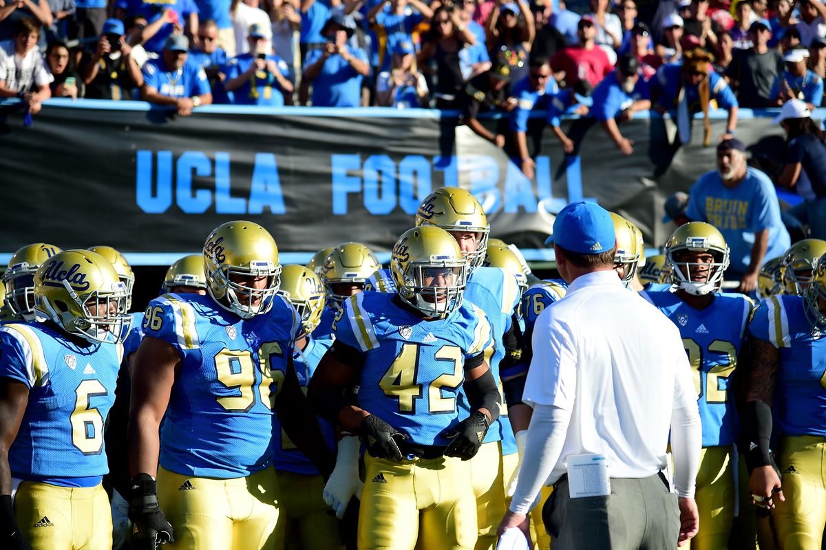 Who will be joining Jim Mora and the Bruins when they exit the tunnel to start the 2017 season in September?