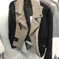 Shearling and wool with eyelets, $500 (was $1,990)