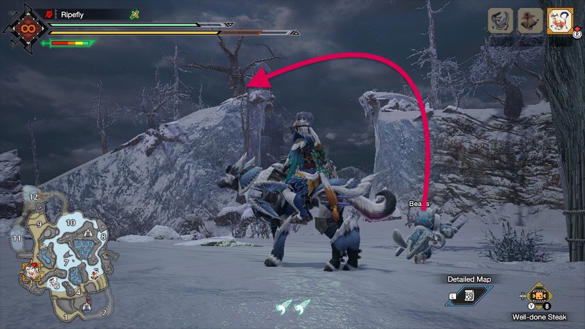 Monster Hunter Rise guide: Frost Island collectible relic records locations
