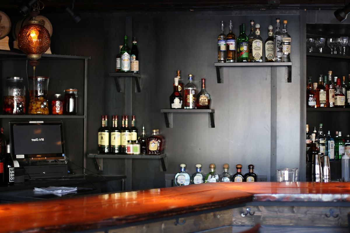 The bar at Vagabond. 