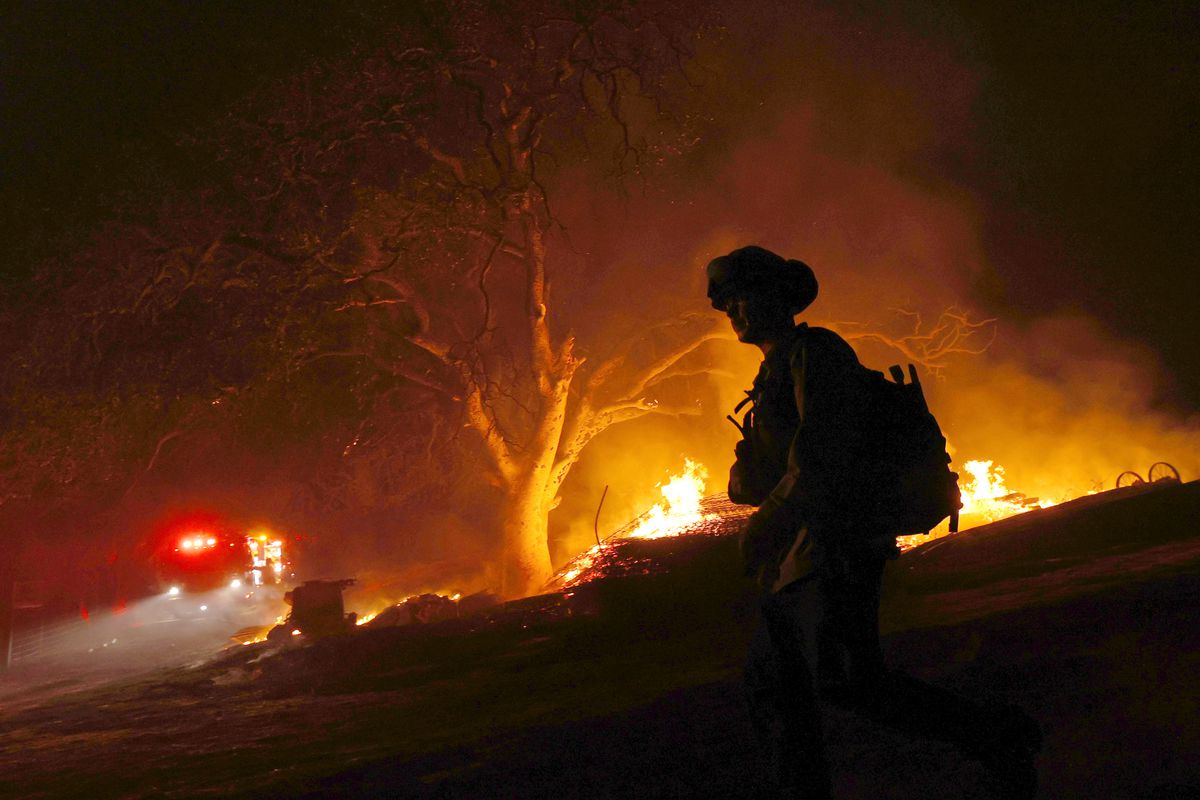 Cluster Of Destructive Wildfires Burns Through Napa And Sonoma Counties In California