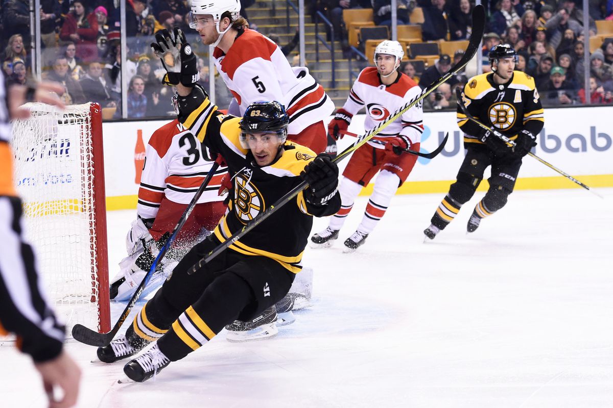 NHL: Carolina Hurricanes at Boston Bruins