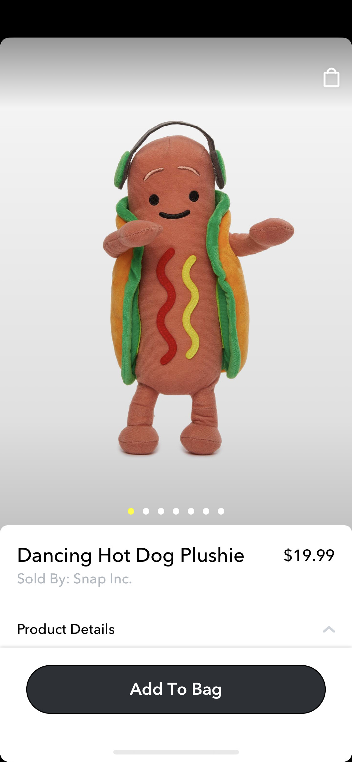 Snapchat’s dancing hotdog
