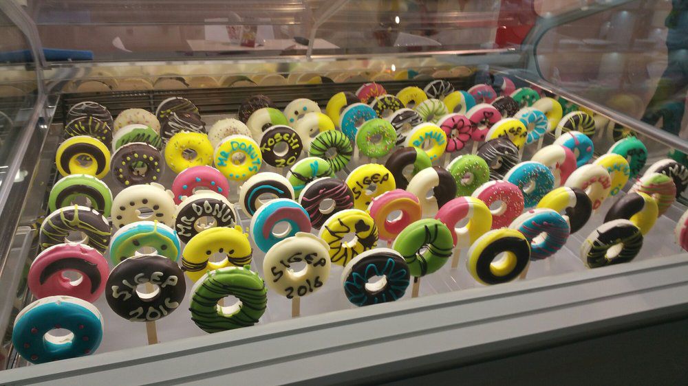 Venezia's doughnuts on sticks.