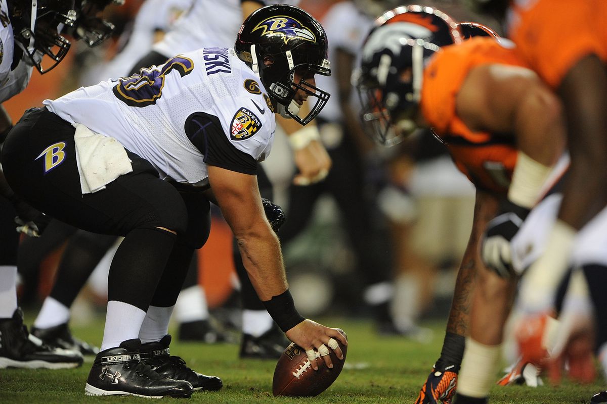 Former Ravens center Matt Birk said he believes Gino Gradkowski has what it takes to play the position at this level. 